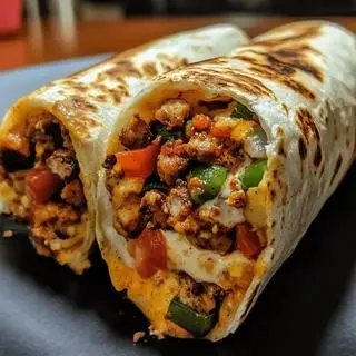 Hình ảnh Authentic French TACOS BBQ Pork - Heo BBQ