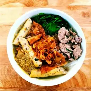Hình ảnh Canh bún cua đầy đủ