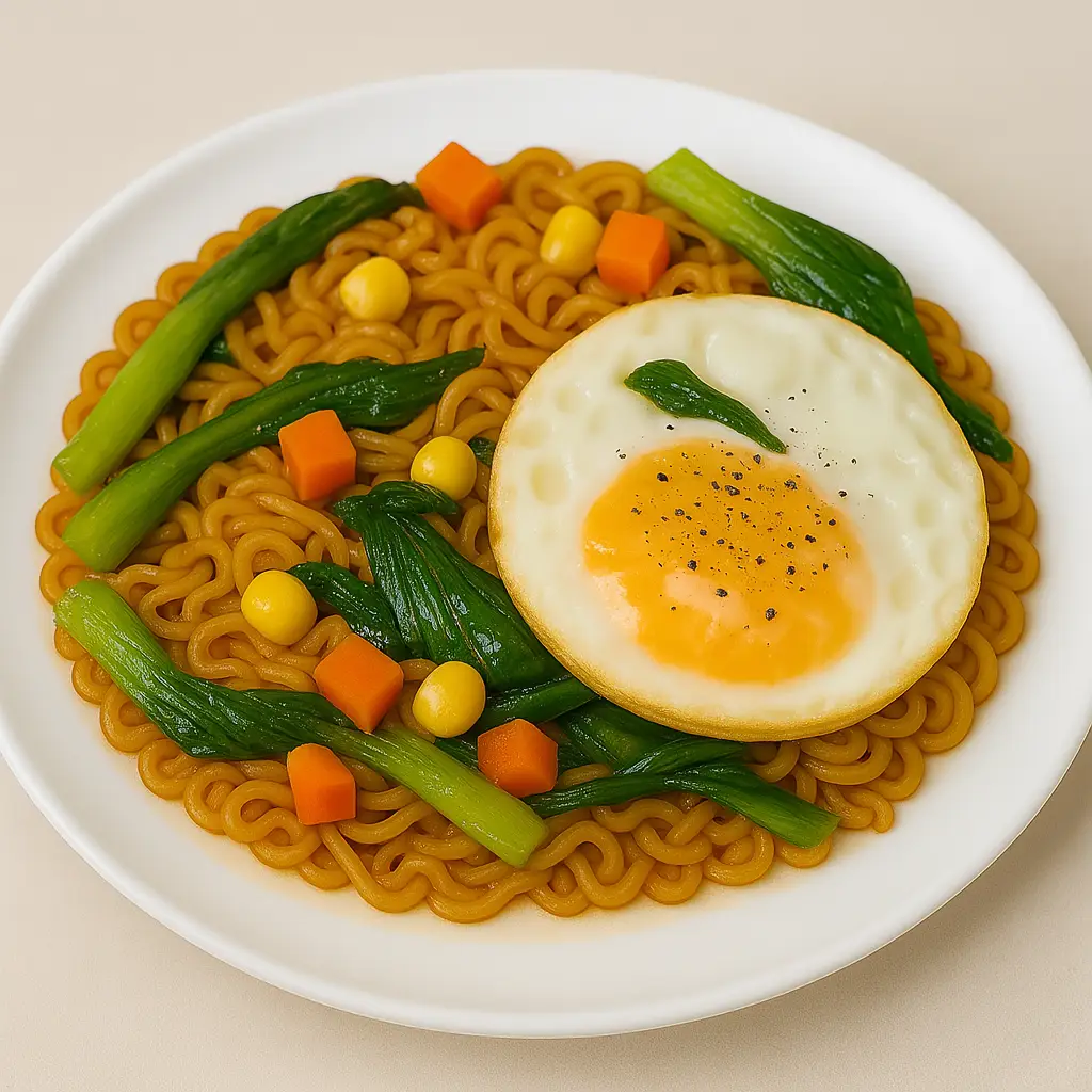 Hình ảnh Mì Trộn Trứng Chiên