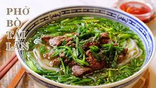 Hình ảnh phở áo chảo + hộp đựng