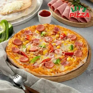 Hình ảnh Pizza 3 Loại thịt thập cẩm & rau củ (Meat Lover) - Size 26cm