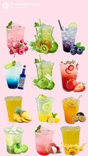 Hình ảnh Trà Mix Vị Trái Cây