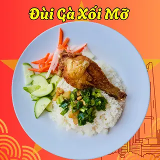Hình ảnh Cơm  Gà Xối Mỡ