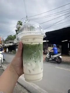 Hình ảnh Matcha latte kem muối