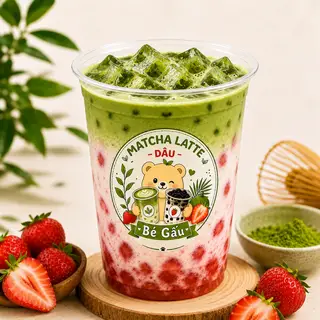 Hình ảnh MATCHA LATTE MIX DÂU