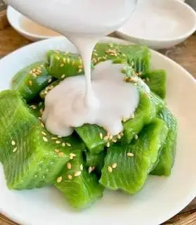 Hình ảnh Bánh đúc gân lá dứa - 500g