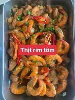 Hình ảnh thịt rim tôm