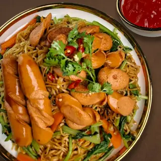 Hình ảnh Mì Xào Xúc Xích
