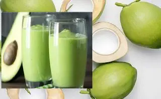 Hình ảnh Sinh Tố Bơ + Dừa Non 