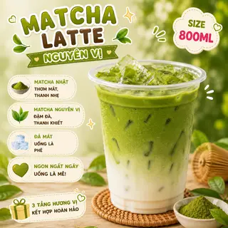 Hình ảnh Matcha Latte ly khổng lồ 800ml 