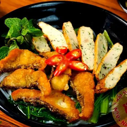 Hình ảnh Bún Thái Cá Giòn Chả Cá
