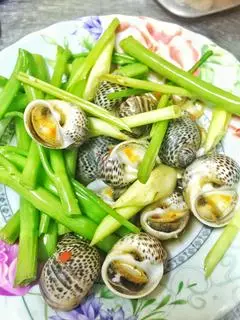 Hình ảnh ốc bông xào