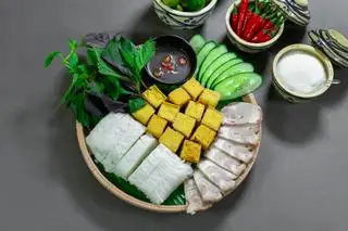 Hình ảnh Bún đậu thịt luộc