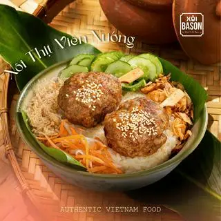 Hình ảnh Xôi Thịt Viên Nướng