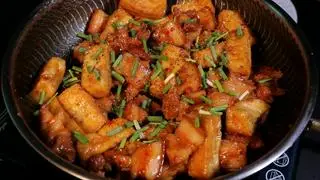 Hình ảnh Cơm thịt kho đậu hủ