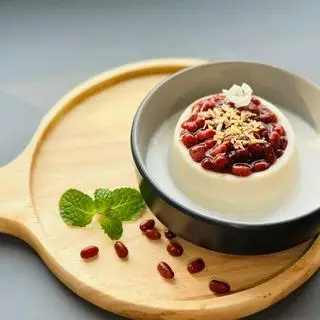 Hình ảnh Tàu hũ đậu đỏ cốt dừa