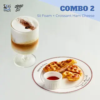 Hình ảnh Combo 2: Sii Foam + Bánh Croissant Ham Cheese