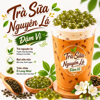 Hình ảnh Trà Sữa Nguyên Lá 