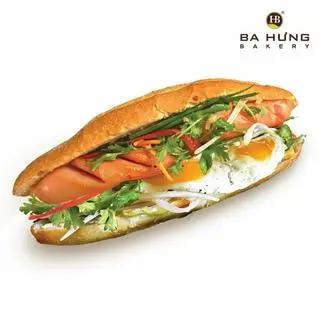 Hình ảnh bánh mì trứng xúc xích 