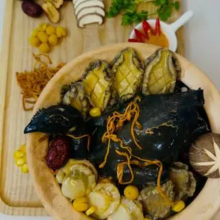 Hình ảnh GÀ ÁC TIỀM BÀO NGƯ THƯỢNG HẠNG