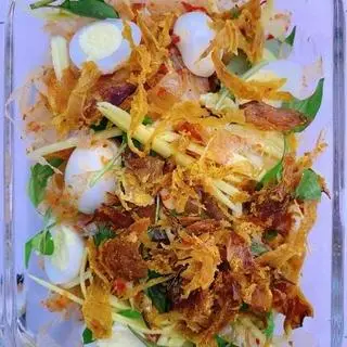 Hình ảnh Bánh Tráng Trộn Khô Mực