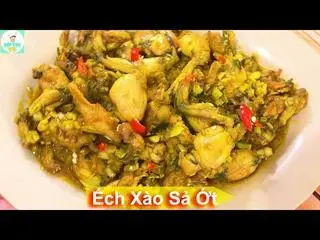 Hình ảnh ếch xào sả ớt