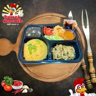 Hình ảnh Cơm Da Gà Chiên 