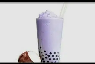 Hình ảnh Trà sữa khoai môn full topping 