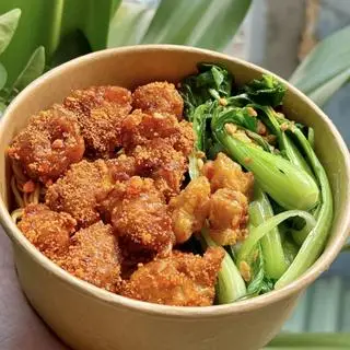 Hình ảnh Mì trộn gà lắc phô mai