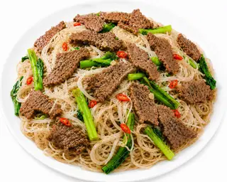 Hình ảnh Bún gạo xào bò