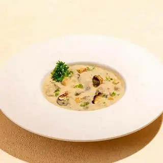 Hình ảnh Soup gà nấm kem