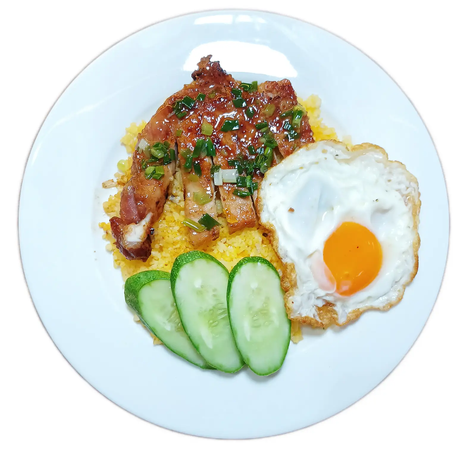 Hình ảnh CƠM SƯỜN NƯỚNG THAN - TRỨNG ỐP LA