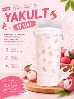 Hình ảnh Sữa tươi vị Vải 