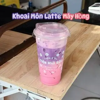 Hình ảnh Khoai Môn Latte Mây Hồng 