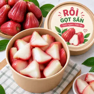 Hình ảnh Quả Rôi Gọt Sẵn ( Quả Mận )