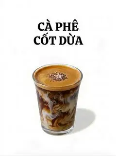 Hình ảnh Cà phê cốt dừa