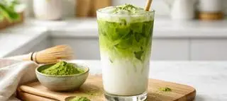 Hình ảnh matcha latte 