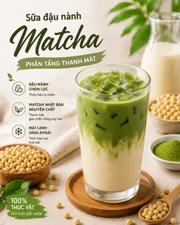 Hình ảnh Sữa Đậu Nành Matcha