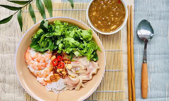 Hình ảnh Bún mắm nêm