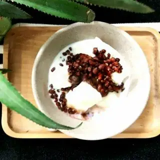 Hình ảnh Sữa chua dẻo đậu đỏ