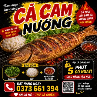 Hình ảnh Cá Cam Nướng 1k cân sống