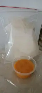 Hình ảnh bánh tráng chấm muối béo túi zip 