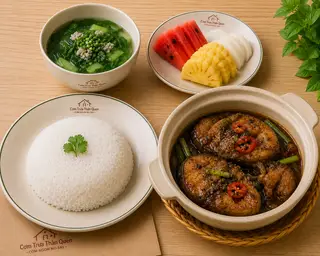 Hình ảnh Cơm cá lóc kho tiêu
