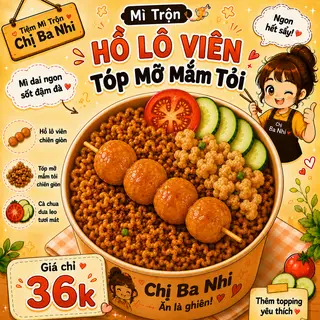 Hình ảnh mì indo trộn hồ lô viên 