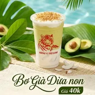 Hình ảnh Bơ già dừa non