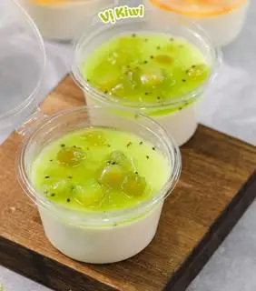 Hình ảnh Panna cotta vị kiwi - 1 hủ