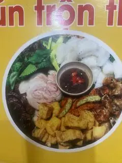 Hình ảnh bún đậu chả cốm