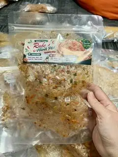 Hình ảnh Bánh tráng tép hành phi