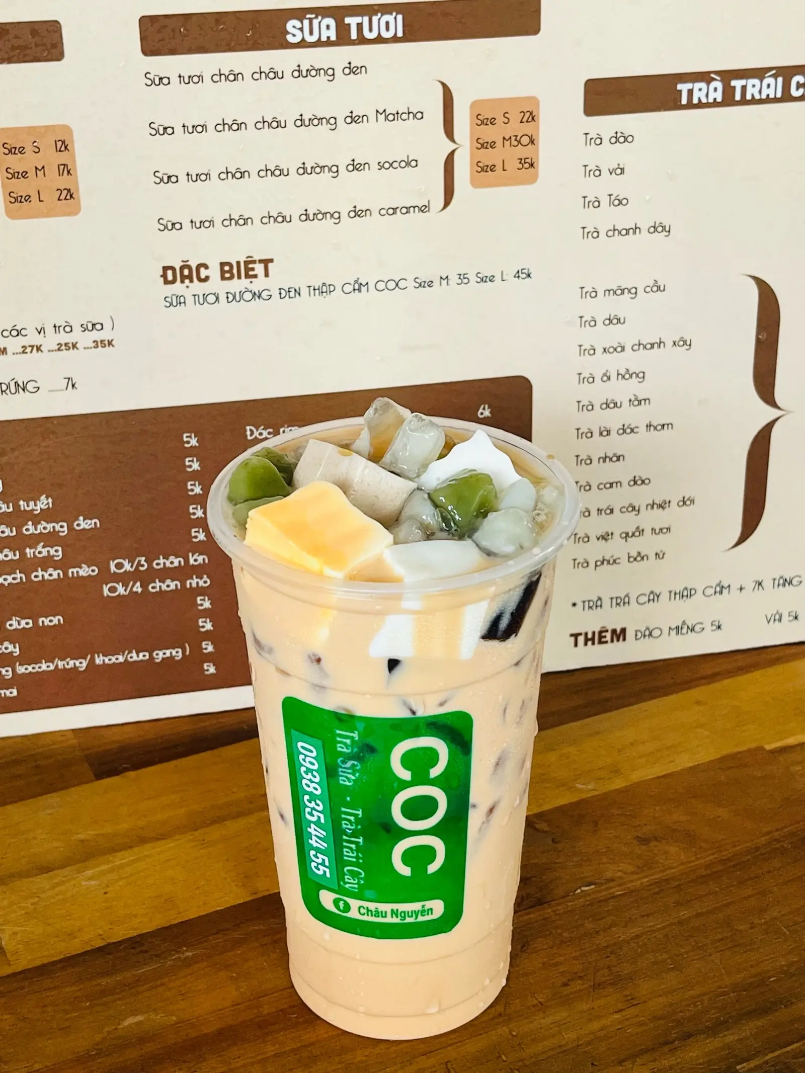Hình ảnh trà sữa   thập cẩm đặc biệt COC