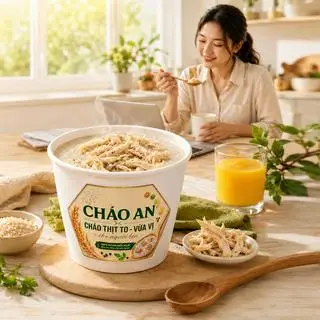 Hình ảnh CHÁO AN GÀ XÉ